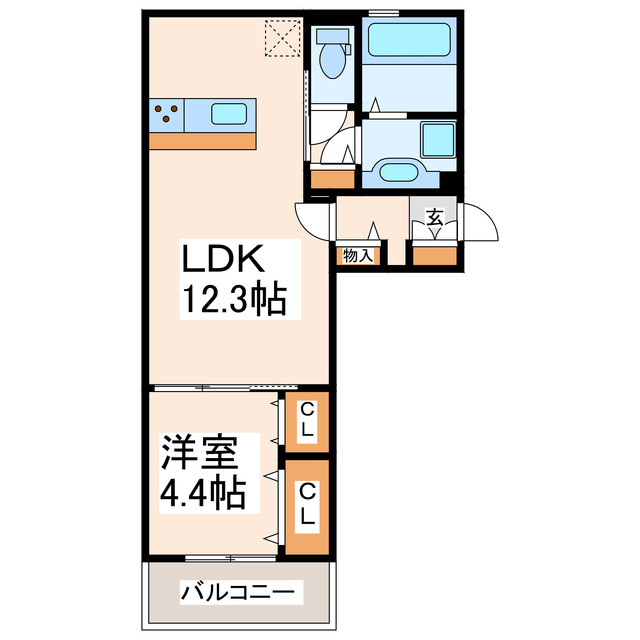 D-room出水の間取り