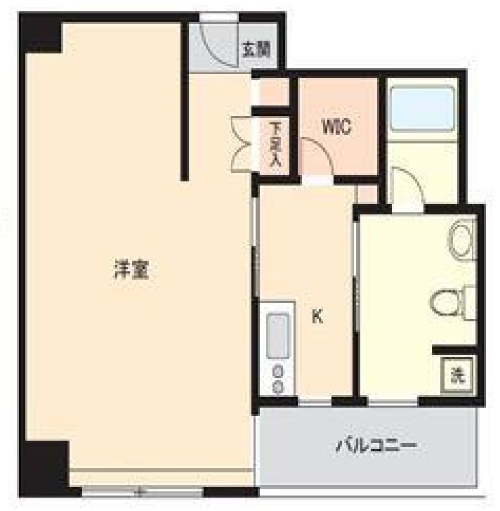 大阪市中央区内本町のマンションの間取り