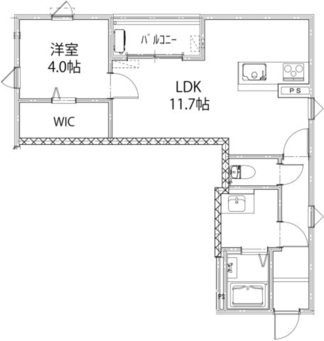 THE SILKの間取り