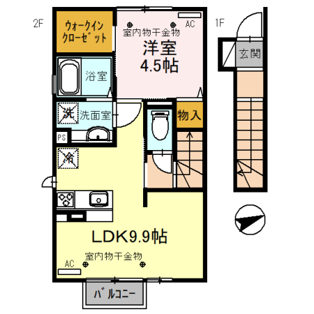 NICO1の間取り