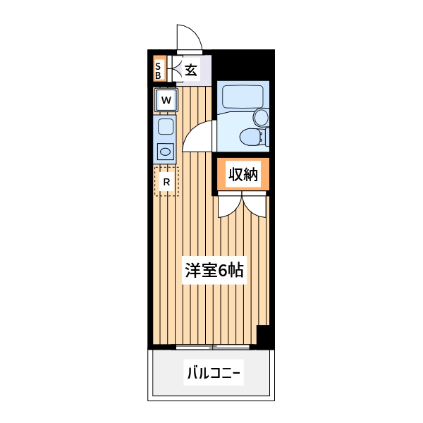 八王子市滝山町のマンションの間取り