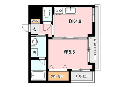 エルシオン西千石の間取り