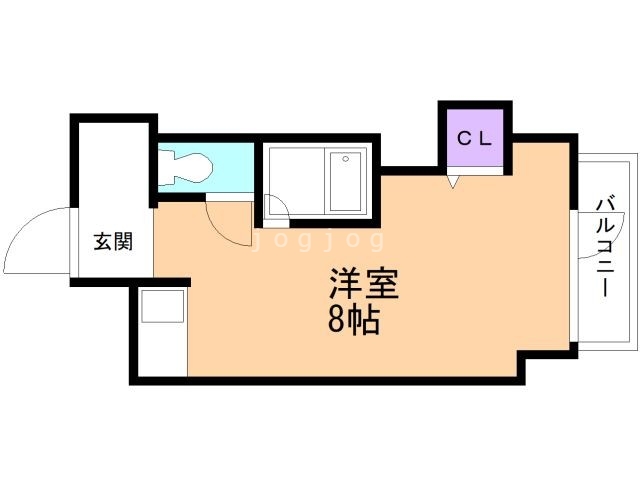 札幌市北区北四十条西のマンションの間取り