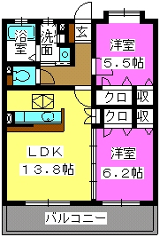 グレイス新宮の間取り