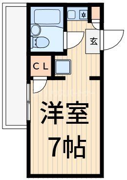 足立区島根のマンションの間取り