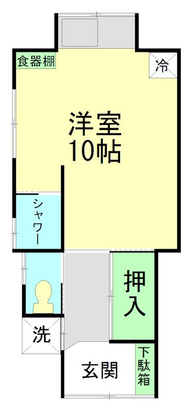 弥生荘の間取り