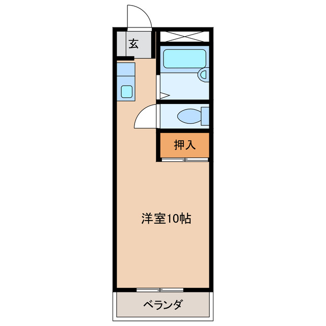 コーポサカエIIの間取り