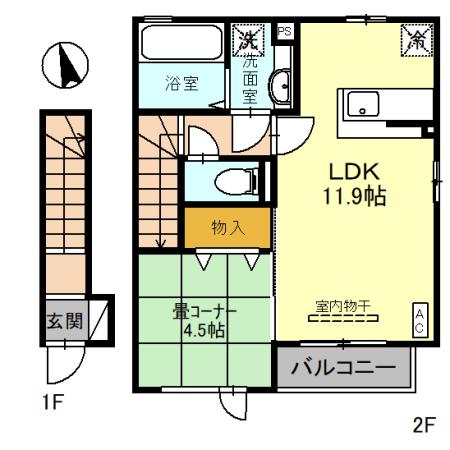 エムズワールド IIの間取り