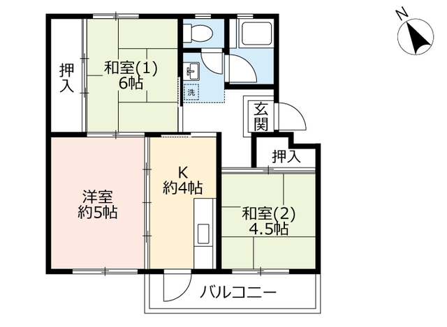 ＵＲ寝屋川の間取り