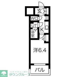 名古屋市中区千代田のマンションの間取り