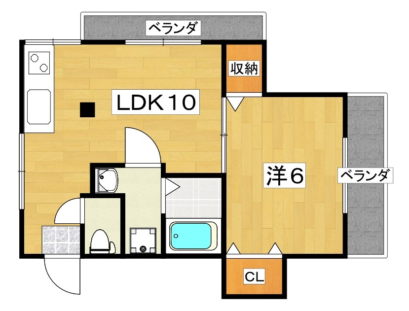 シャルマン香里の間取り