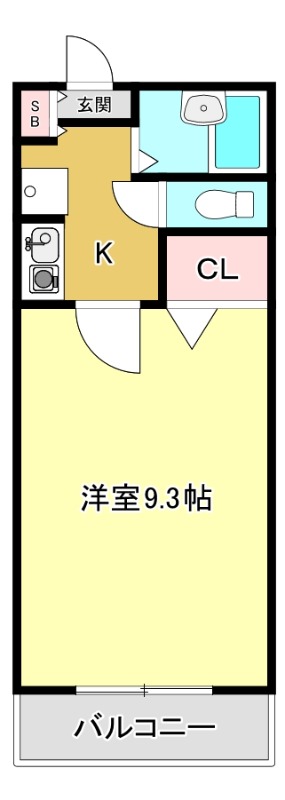 ライズ島崎IIの間取り