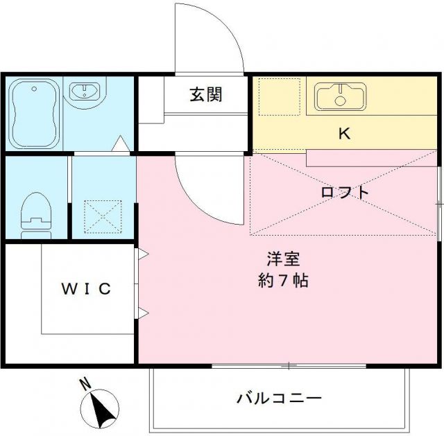 シティハイム　Ｂ棟の間取り