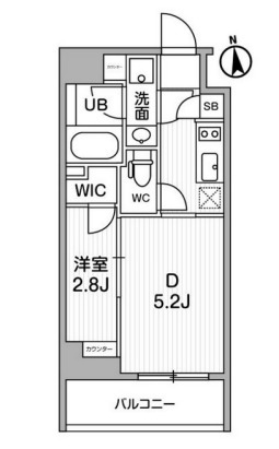 ALTERNA東池袋の間取り