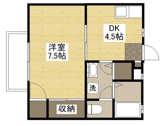 エスト柳の間取り