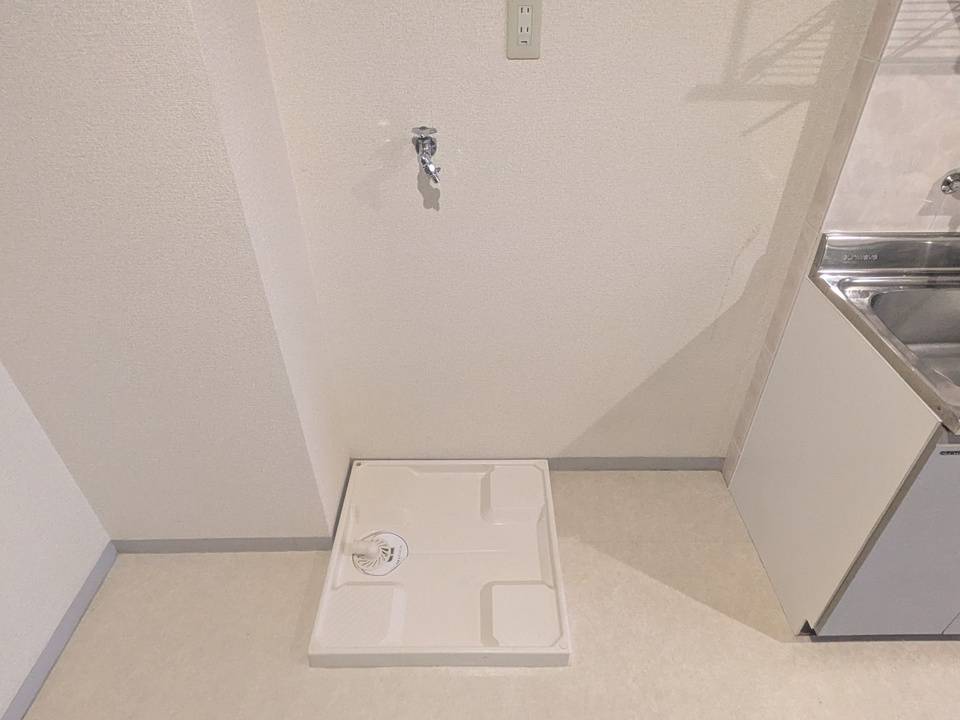 洗面設備　洗濯機置場