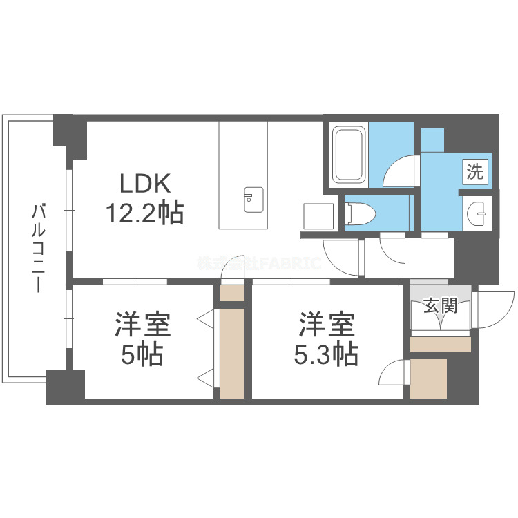 セイワパレス大阪城南の間取り