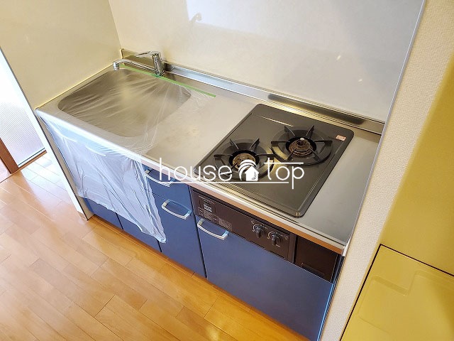 キッチン　2口コンロ付システムキッチン