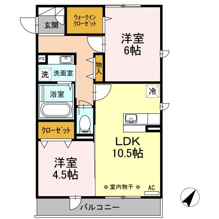 パストラルの間取り