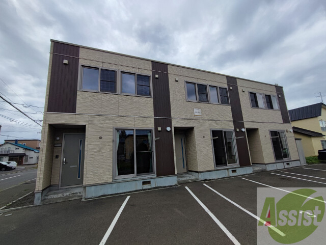 建物外観　札幌市北区新琴似「ミモザＡ」