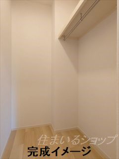 収納　完成イメージ（同間取り別部屋）です