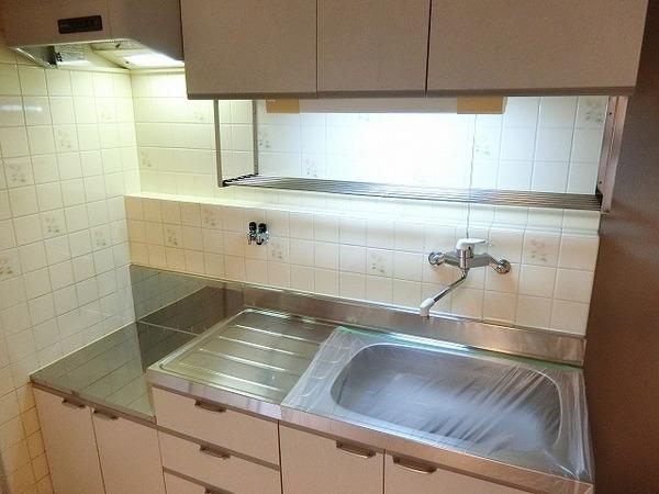 キッチン　ガスコンロ設置可！