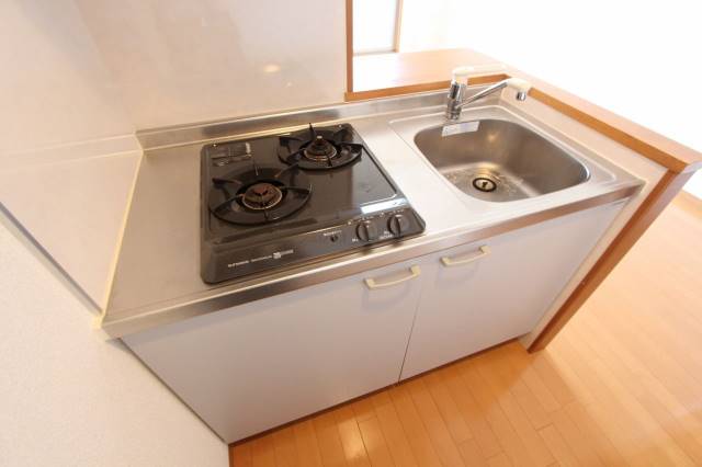 キッチン　３０２号室の写真です。