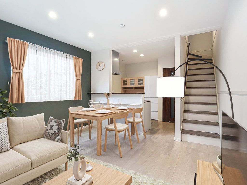 居室・リビング　家具家電配置例