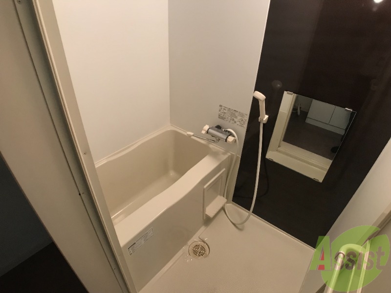バス・シャワールーム　お風呂はこちらです。ゆったりできそうですね。