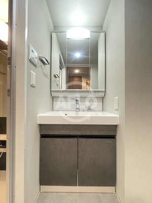 洗面設備　グランセジュール大国町(敷津小学校区)　独立洗面台