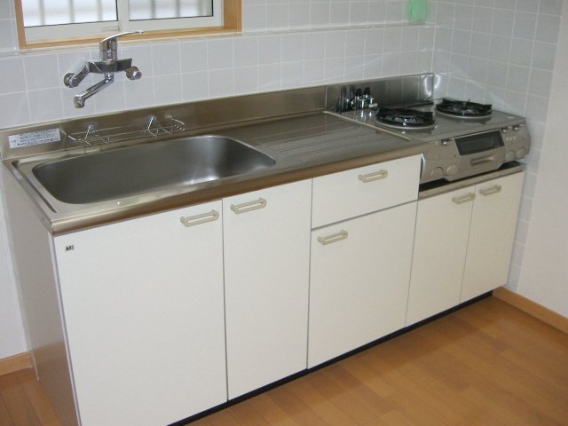 キッチン　2口コンロ設置可！