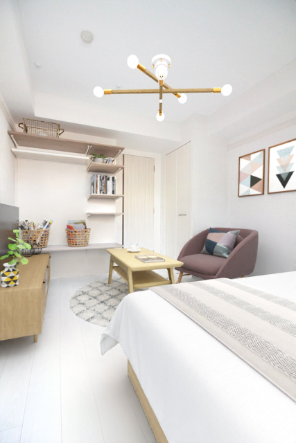 居室・リビング　※家具・家電はＣＧで合成しています。実際のお部屋に家具・家電