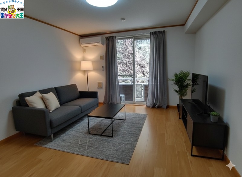 居室・リビング　家具・インテリアはＣＧです