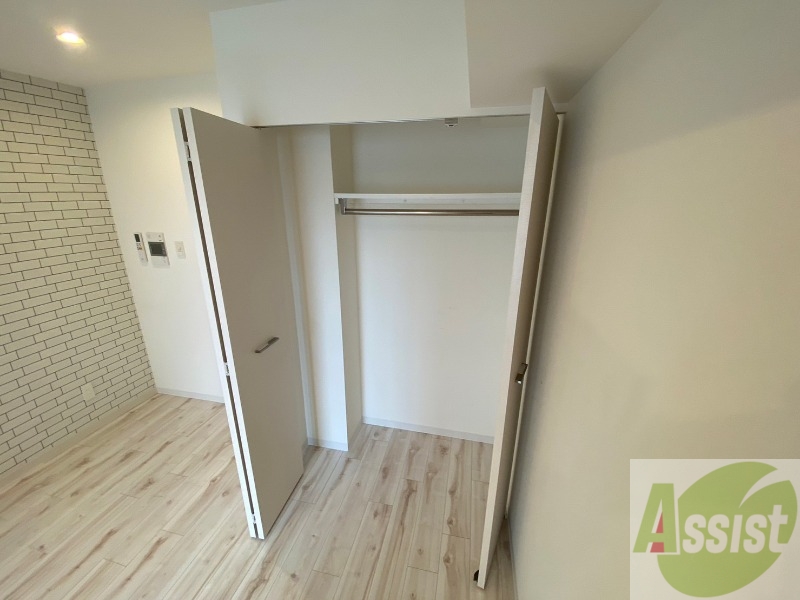 収納　収納もバッチリあるのでお部屋が片付きますよ！