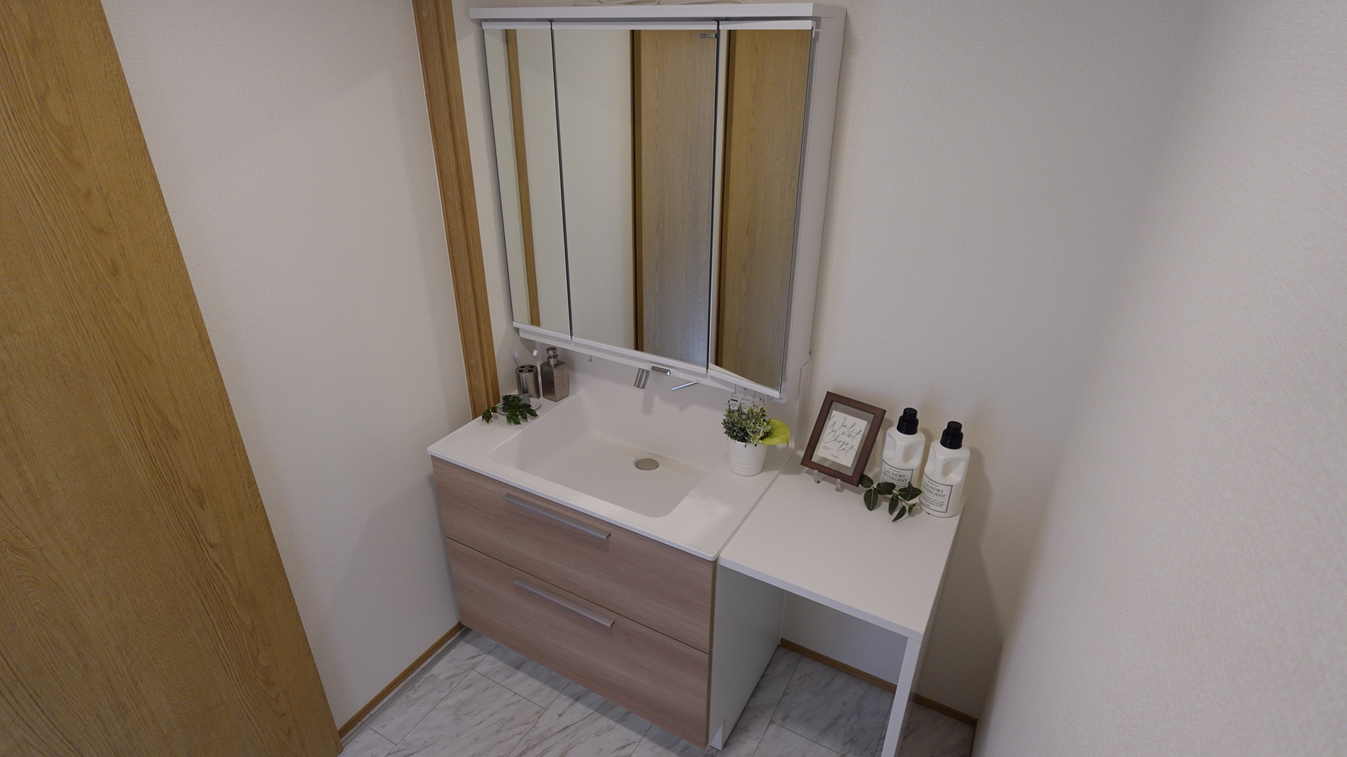 洗面設備　※家具はついていません