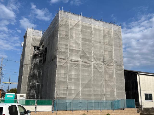 眺望　建築現場