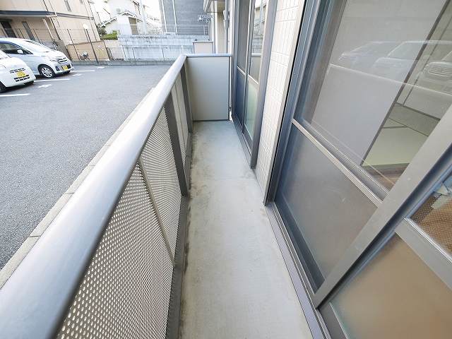 バルコニー　落ち着いた時間を過ごせるバルコニーです