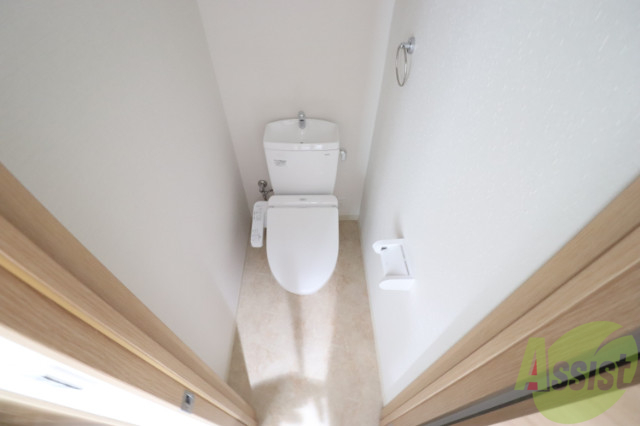 トイレ　快適に使用できる、清潔感にこだわったトイレです。