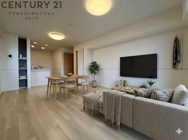 居室・リビング　画像中の家具はAIにより配置加工しているため付属しません