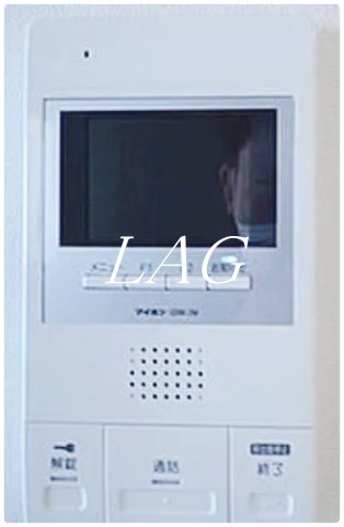 セキュリティ　モニター付きインターホンです。