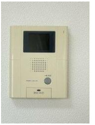 セキュリティ　モニター付きインターホンです