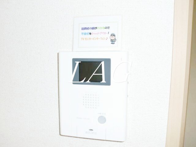 セキュリティ　モニター付インターホンです。