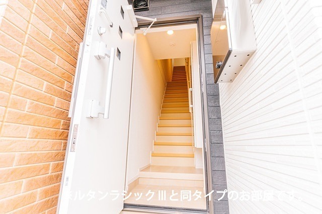 玄関　施工イメージです。