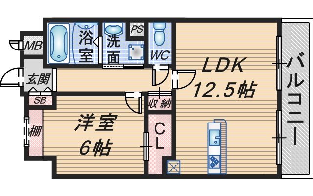 エレメンタリープレイスの間取り写真