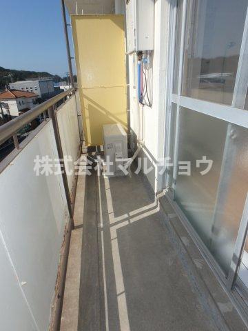 バルコニー　落ち着いた時間を過ごせるバルコニーです