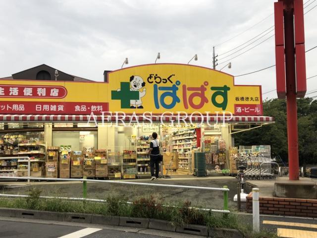 ドラックストア　どらっぐぱぱす板橋徳丸店（ドラッグストア）まで409m