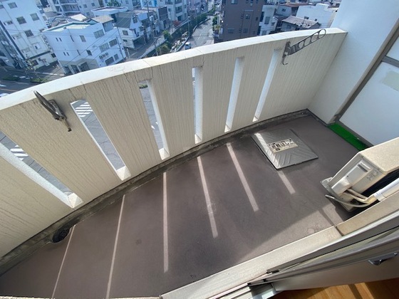 バルコニー　※別号室の写真です。