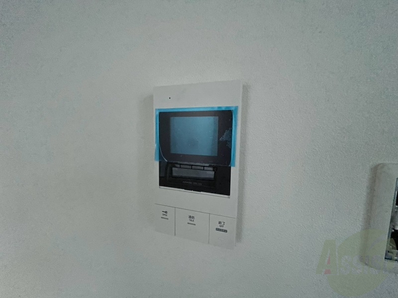セキュリティ　インターホンです。オートロック付きで安心のマンションです。