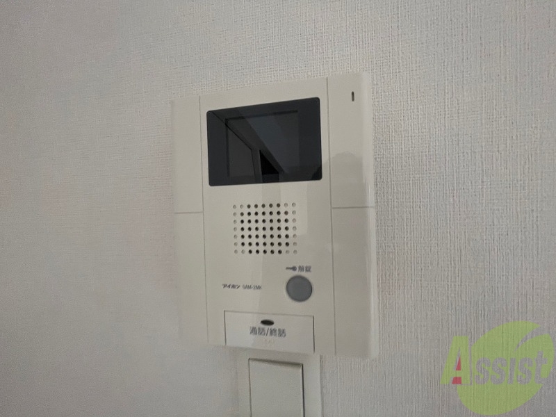セキュリティ　インターホンで来客確認ができます。安心ですね。