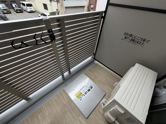 バルコニー　落ち着いた時間を過ごせるバルコニーです